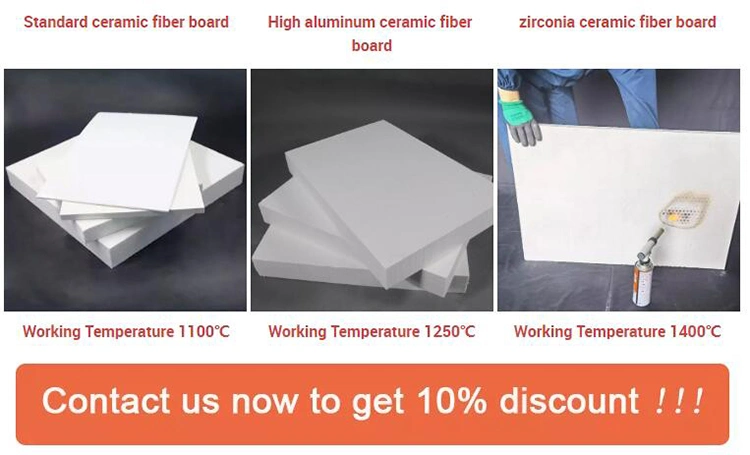 High Density Alumina Ceramic Fiber Board for High Temperature Kiln