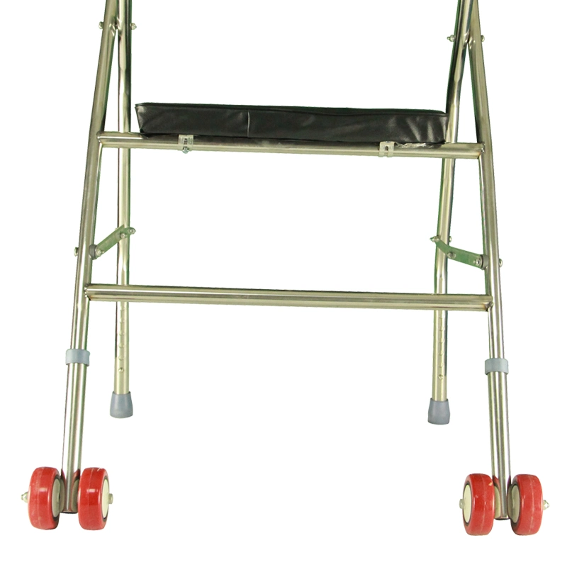 Wholesale Folding Wheel Chair Sitting Walker Stainless Steel Medical Walker Medical Furniture Selling in Vietnam