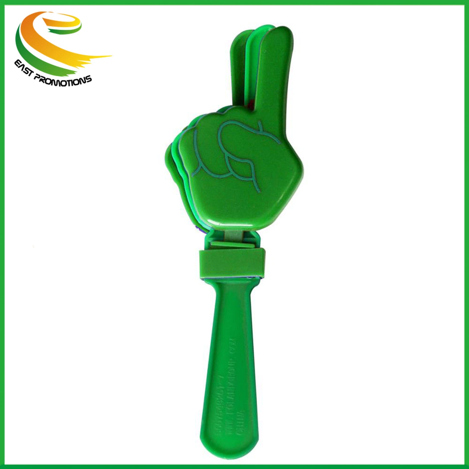 Top Popular OEM Design Index Finger Shaped Plastic Football Concert Annual Meeting Fan Clap Bar Noise Maker Cheering Hand