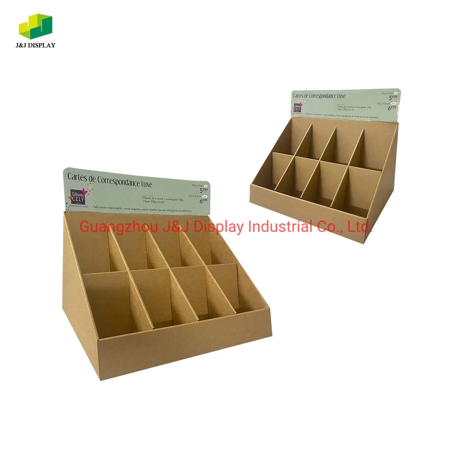 Customized Cardboard Corrugated Paper Promotion Retail Store Advertising Exhibition Pop Foldable Table PDQ Counter Display