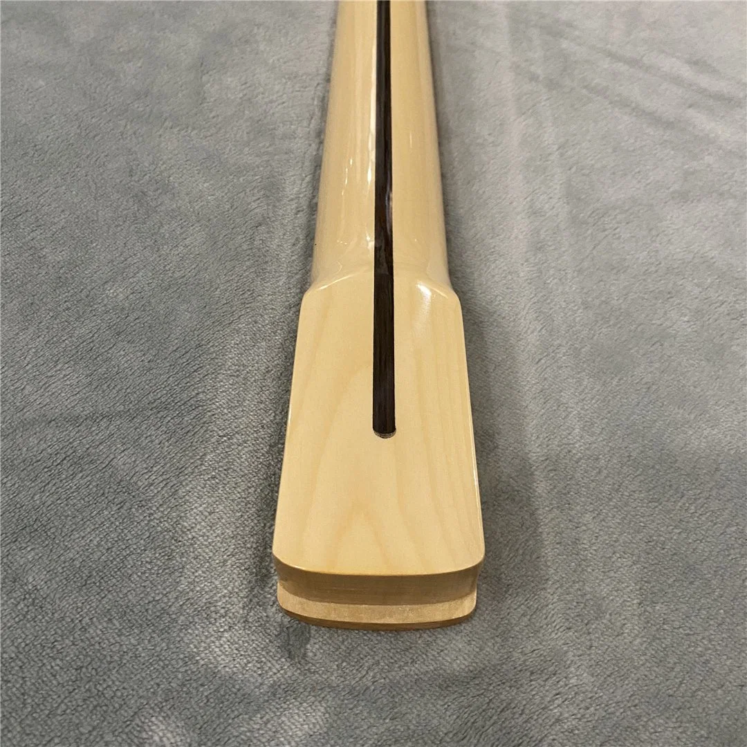 Invertir la cabeza grande Maple Guitarra eléctrica cuello 22fret claro