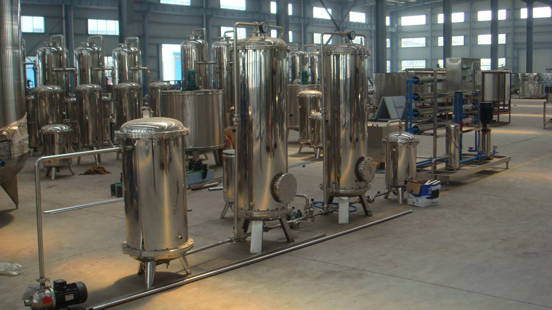 Stainless Steel Storage Tank 3T for Water Treatment Line