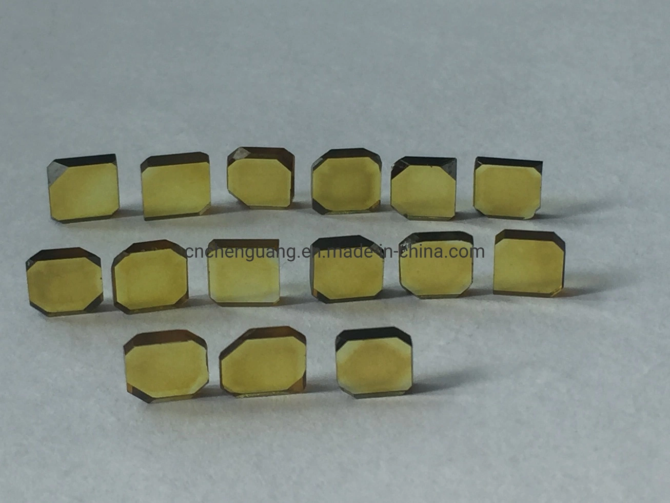 3*3*1.5mm High quality/High cost performance  Bright Yellow Synthetic Crystal Diamond