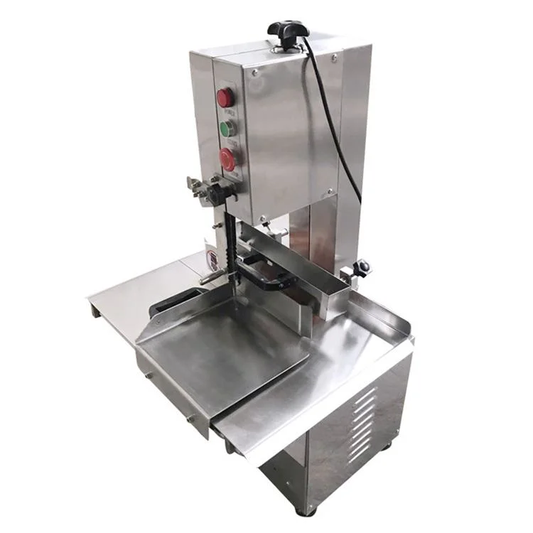 Industrial Commercial Table Electric Fish Pork Cow Beef Frozen Meat Steak Bone Band Saw Cutter Cutting Machine