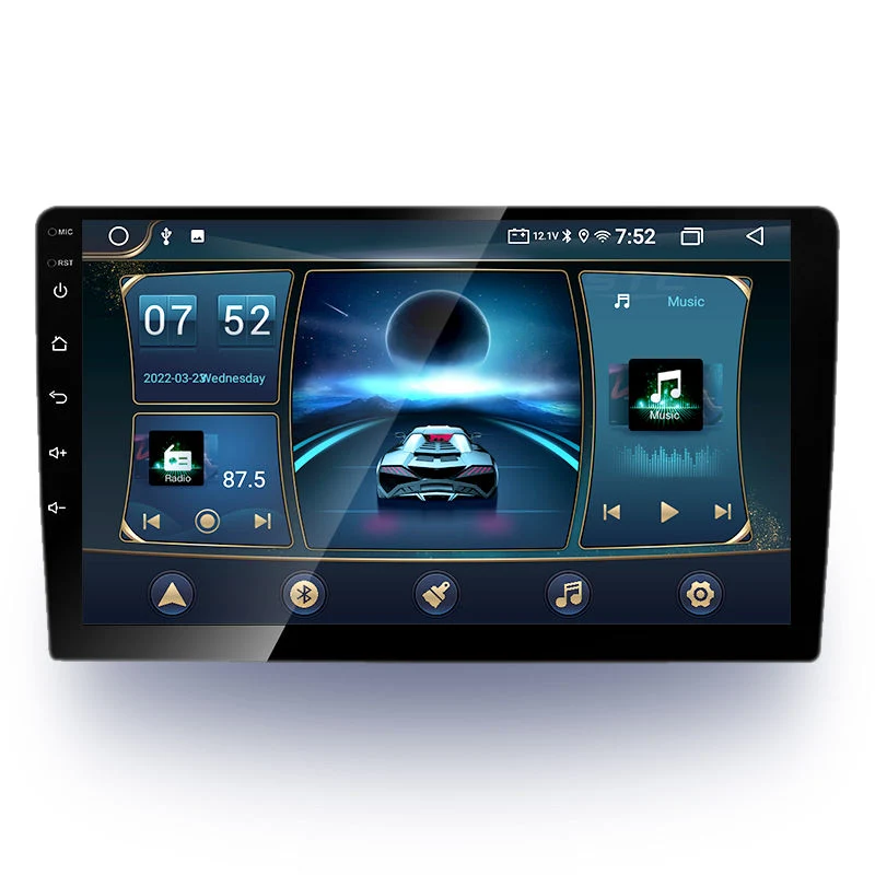 Car Stereo Factory Atacado Drop Shipping Android 10.0 Car Audio Carro Android Quad Core de 1 GB e 7 polegadas e 2 DIN Rádio