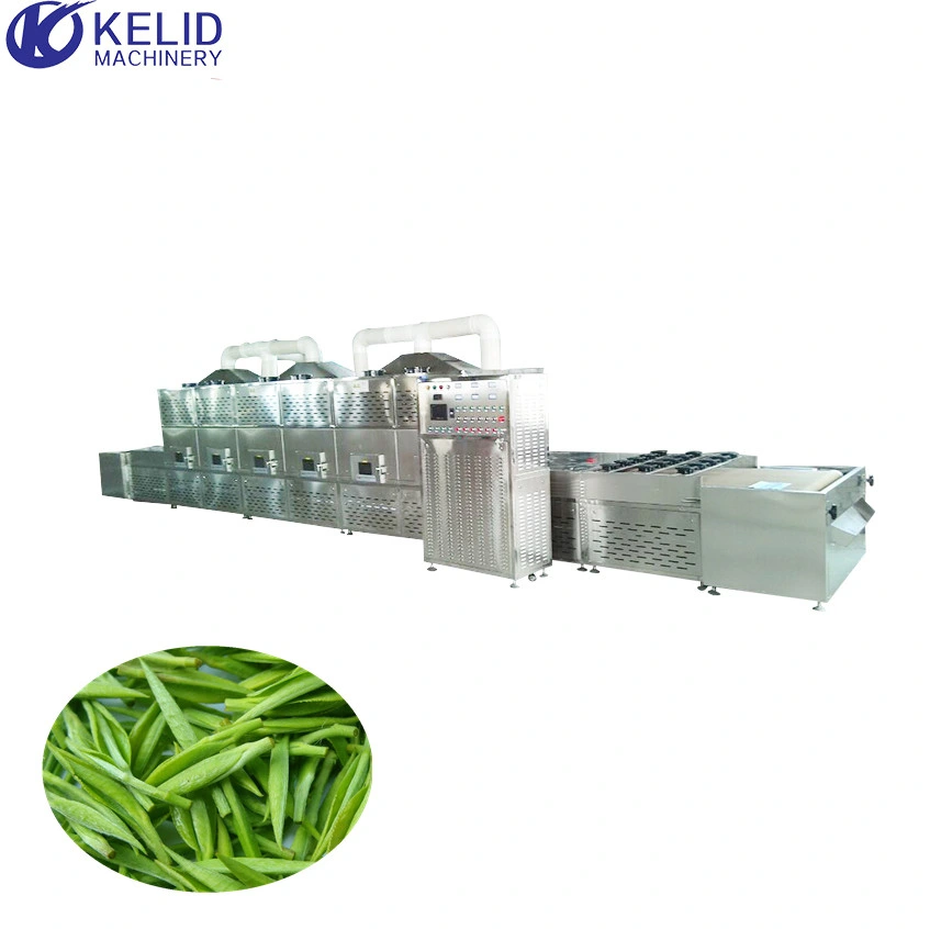 Industrial Black Green Tea Herbtea Drying Sterilization Microwave Equipment