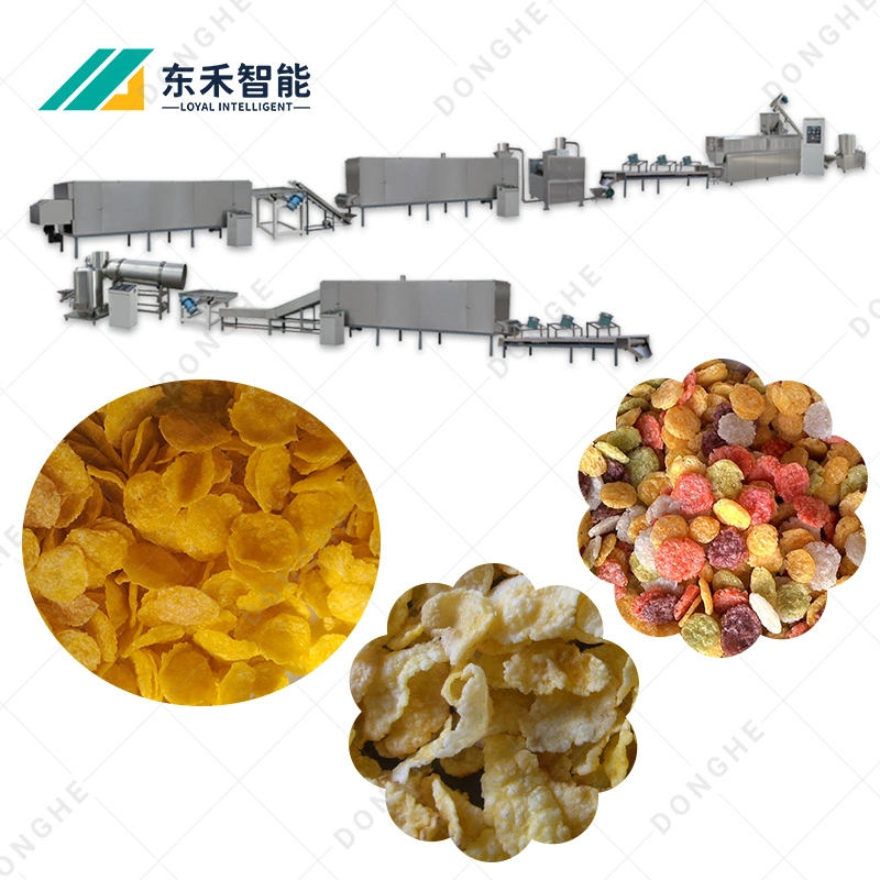 Corn Flakes Making Machine Breakfast Cereal Extruder Snack Machine