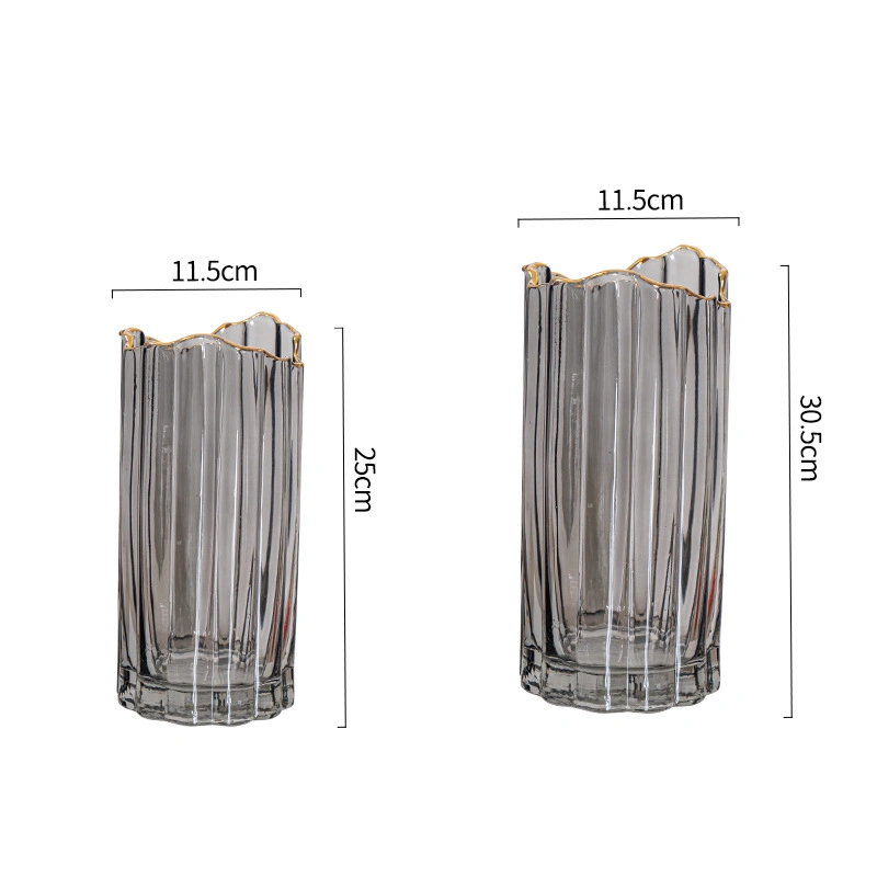 New Design Luxury European Style Glass Flower Vase