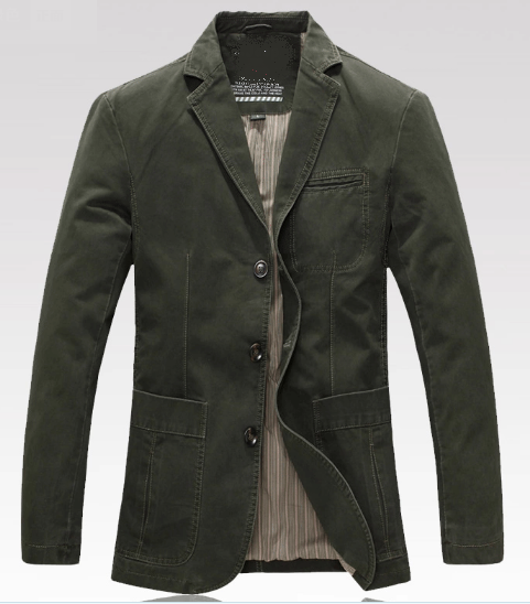 Wholesale/Suppliers OEM Latest Design Men&prime;s Autumn Business Casual Outdoor Washed Cotton Jacket