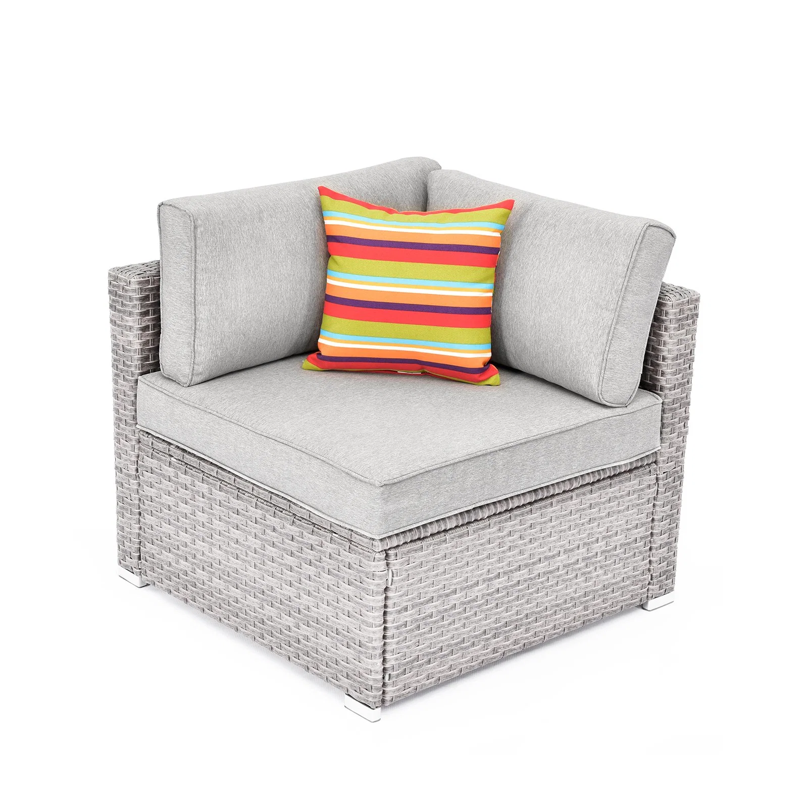 2022 New Design Best Seller Plastic Outdoor Garden Wicker Sofa Set Rattan Sofa Patio Furniture