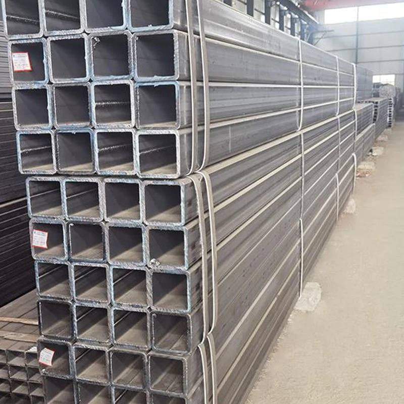 Square Rectangular Welded Carbon Steel Pipe Tube ERW SSAW LSAW ASTM A53/API 5L Gr. B Sch40 Sch80