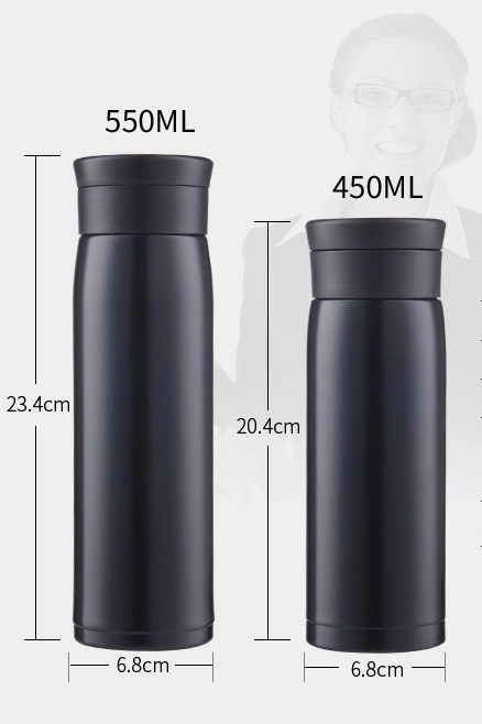 Customized 450ml/550ml Stainless Steel Thermos Car Vacuum Flask Business Gift Cup Outdoor Thermos