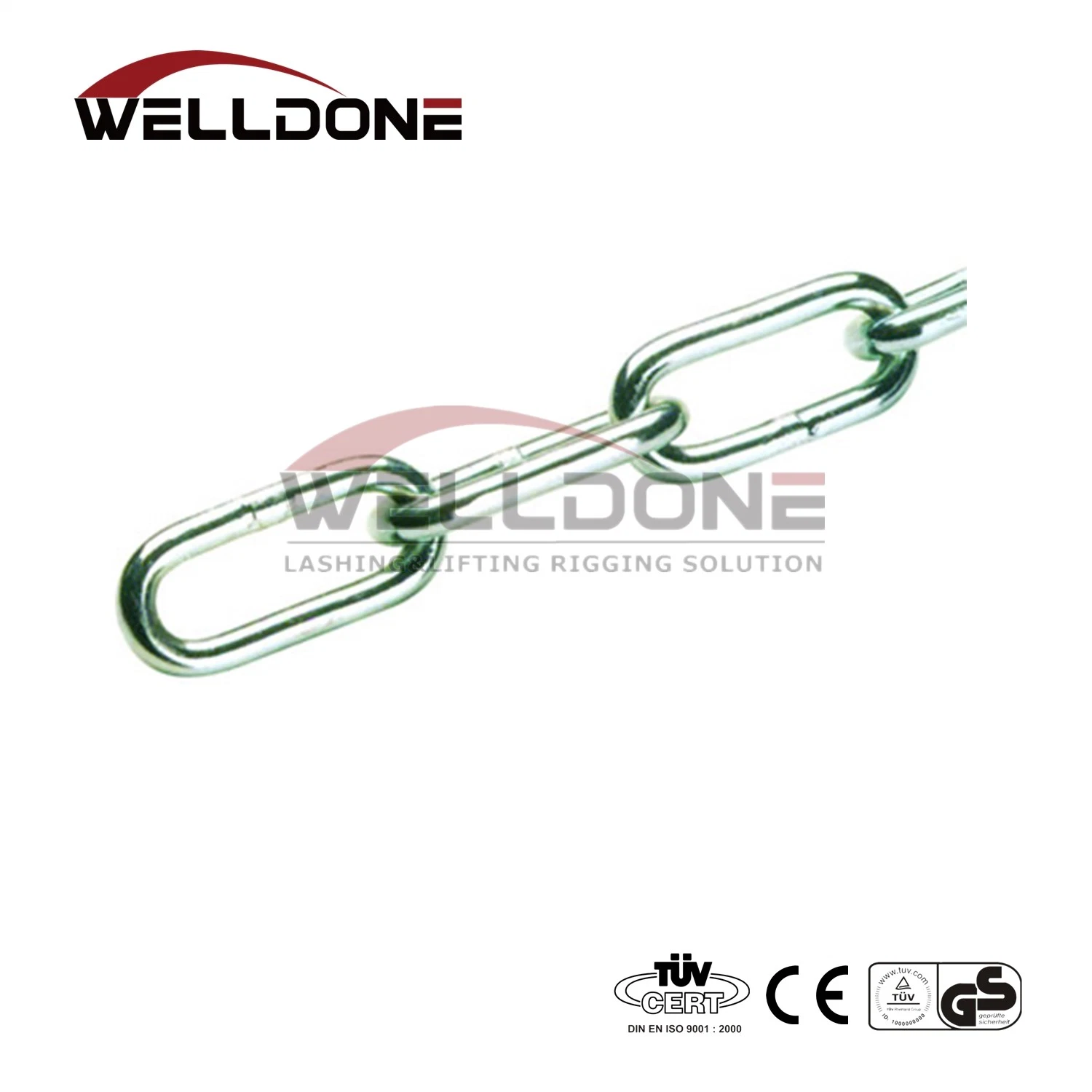 Welded DIN5685c / DIN763 / Korean Standard/ Long Link Chain