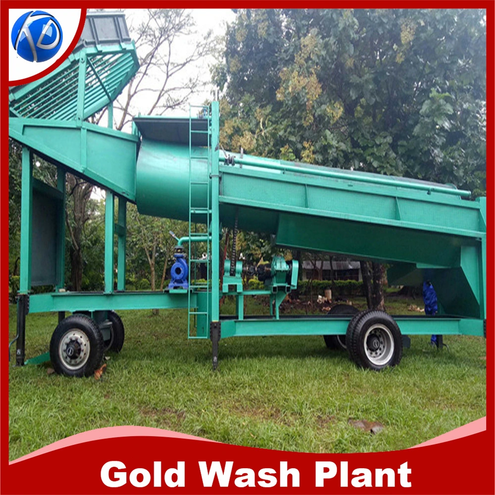 Keda Placer Gold Gravity Separator Mining Equipment Ore Processing Trommel Screen Diamond Wash Plant