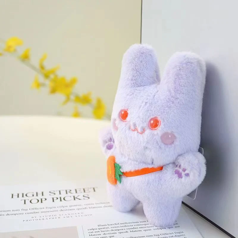 حقيبة حقيبة قلادة مبتكرة لبندل "Cute Girl Heart Bunny Doll" هدية من سلسلة مفاتيح معلقة دمية ديكور السيارة