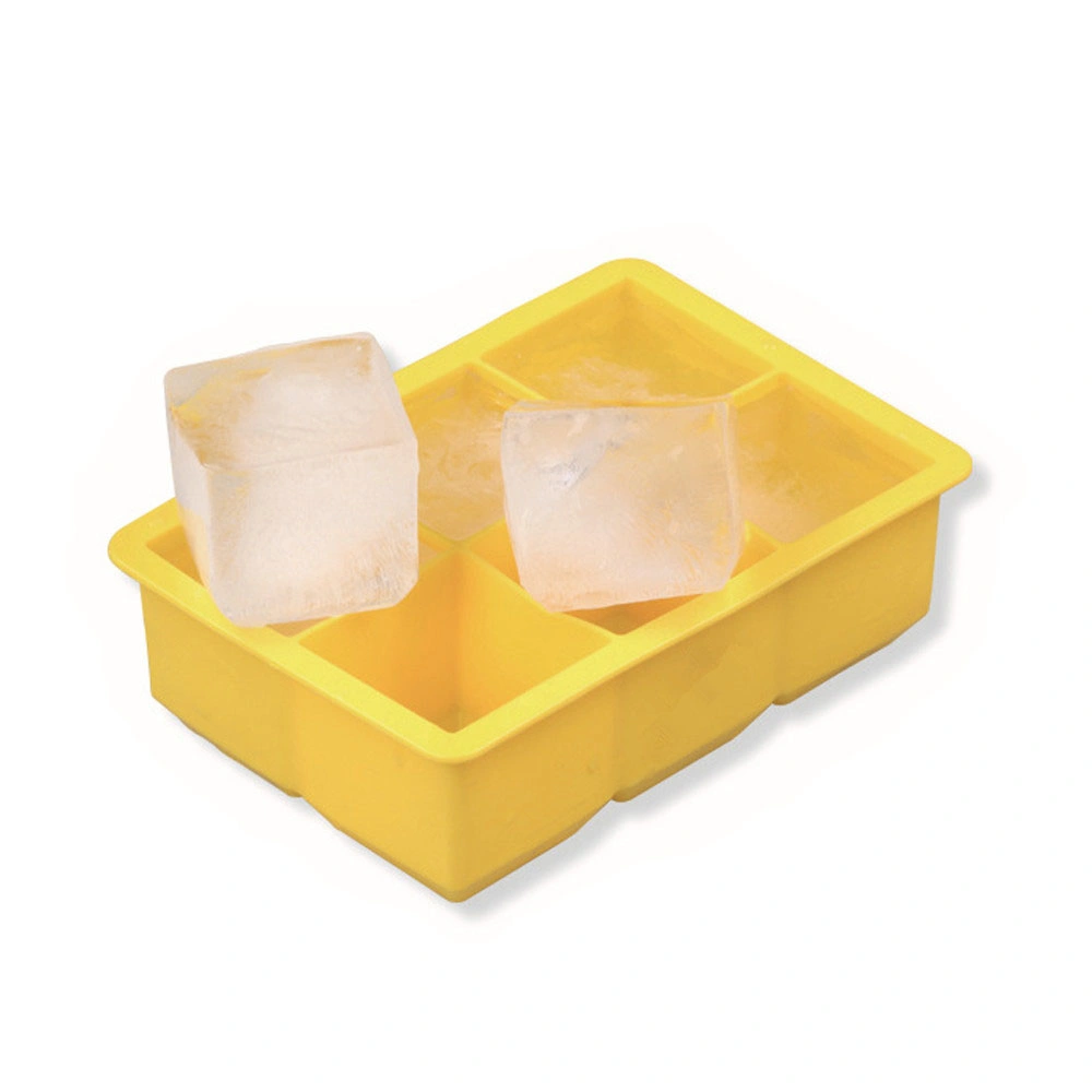 Large Size Custom Flexible BPA Free Silicone Ice Cube Trays for Kitchenware