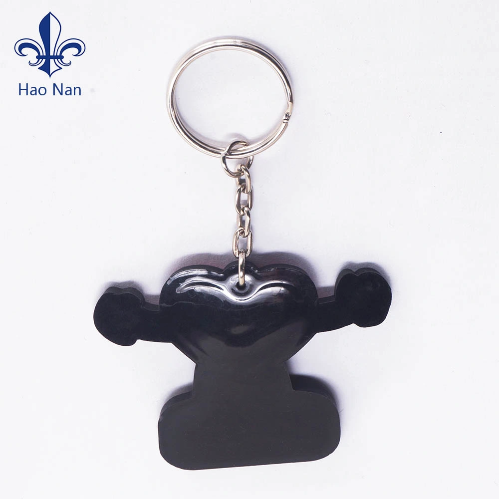 Wholesale/Supplier Embossed PVC Logo keychain for Promotional