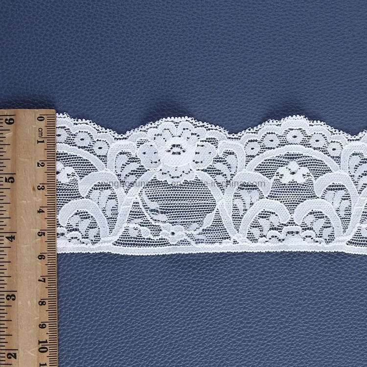 Stretch Lace Trim Soft Nylon Spandex Elastic Lace