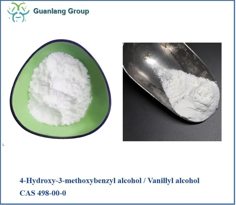 China Sell Chemicals 4-Hydroxy-3-Methoxybenzyl Alcohol / Vanillyl Alcohol CAS 498-00-0