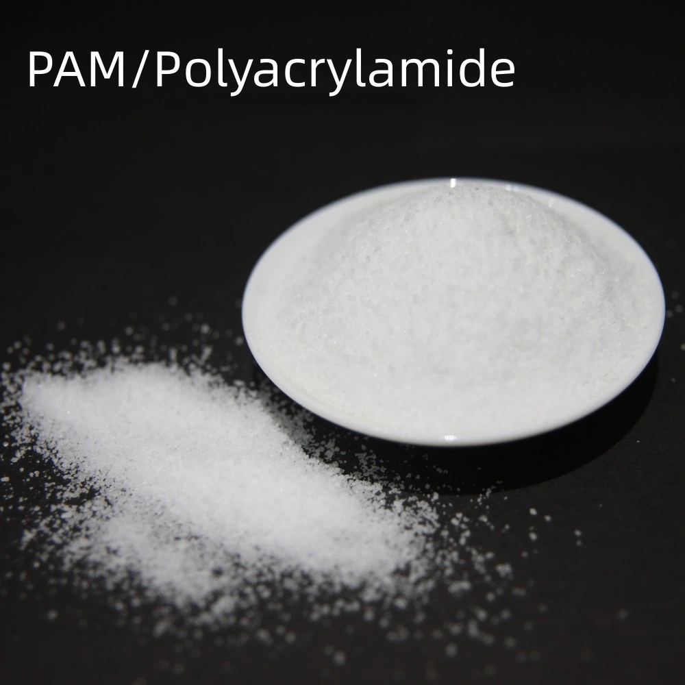 Kationisches Polyacrylamid anionisches Flockungsmittel Polymer für die Abwasserbehandlung von Hühnchen Und Entenpflanzen in Schwein- und Rinderfarmen