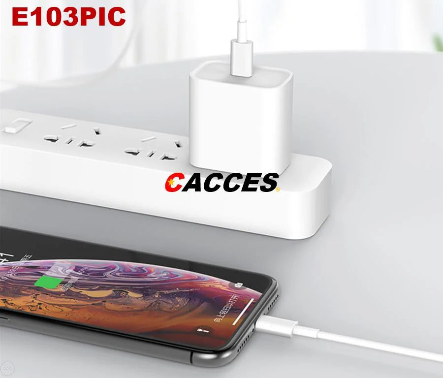 Iphon Charging Lighting Lead، حزمة واحدة 3.3 قدم TPE Fast Charging Cable Universal Compatible W/ Apple Products Lighttening Micro USB من النوع C Fast Charging Data Wire