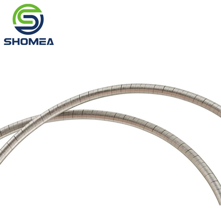 Shomea Customized 304/ 316 Stainless Steel Flexible Tube with Laser Cutting