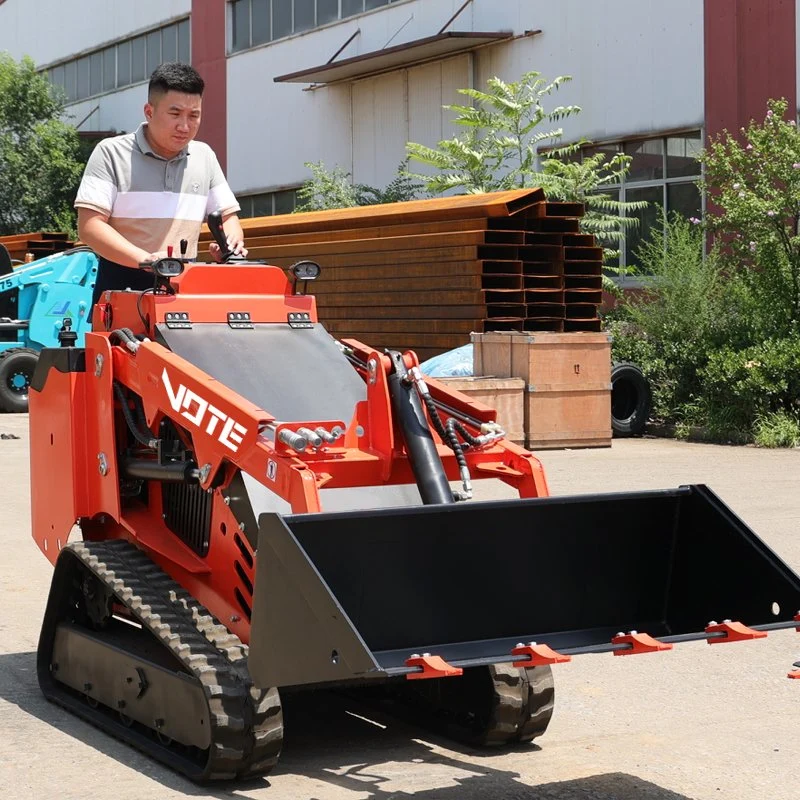 2023 New Skid Steer Front End Loader Multifunctional Mini Skid Steer Loader Attachment EPA Engine Wheel Loaders Recruit Agent