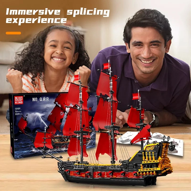 3139 PCS Wholesale/Supplier Ship Bricks Educational Toys Intellectual Funny Toy Immersive Splicing Experience Ship Building Block for 14+Ages