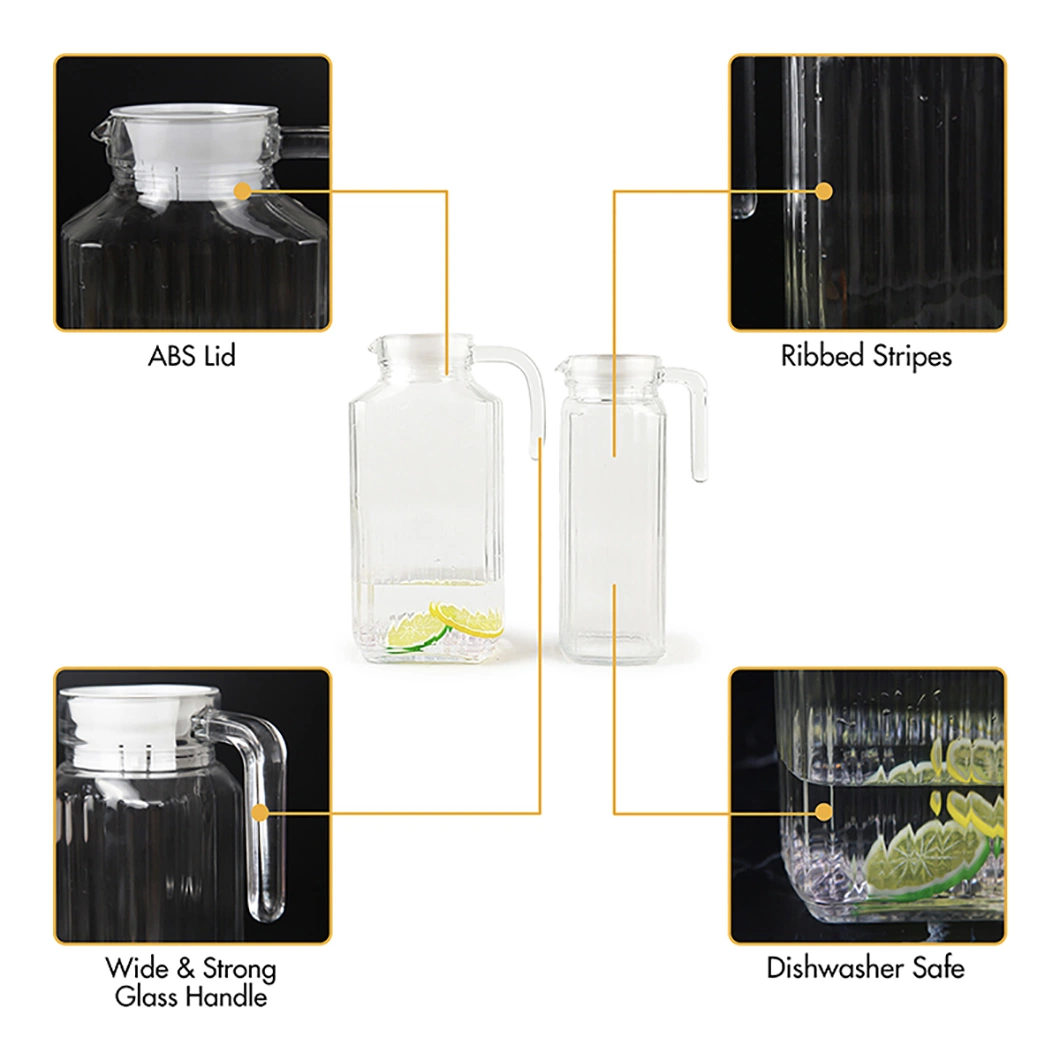 Дешевой питьевой воды из стекла кувшин для сока установлен стеклянный кувшин установлен