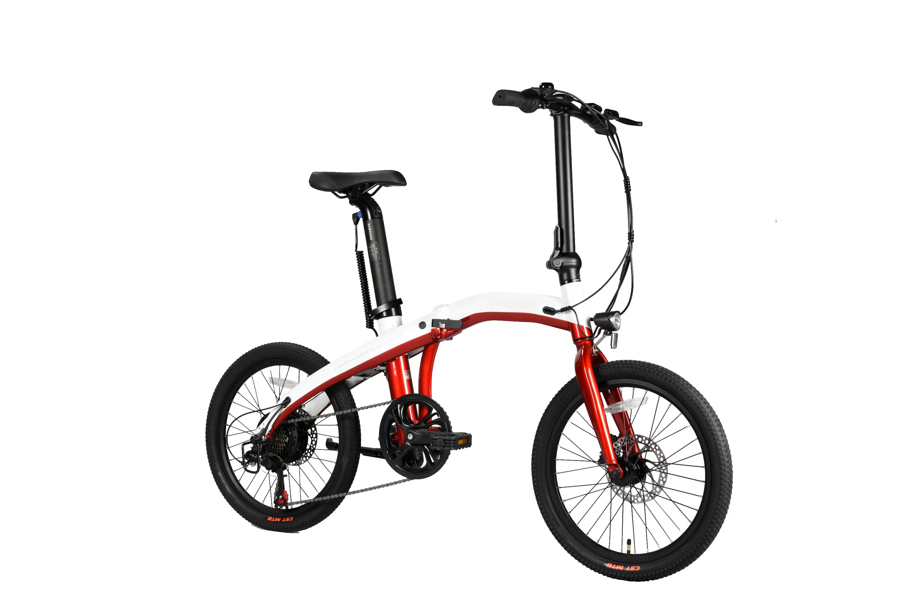 Weibliche 20 Zoll Licht Falten Elektro City Fahrrad Mountian Bike Elektrofahrzeug E-Fahrrad mit 250W Motor