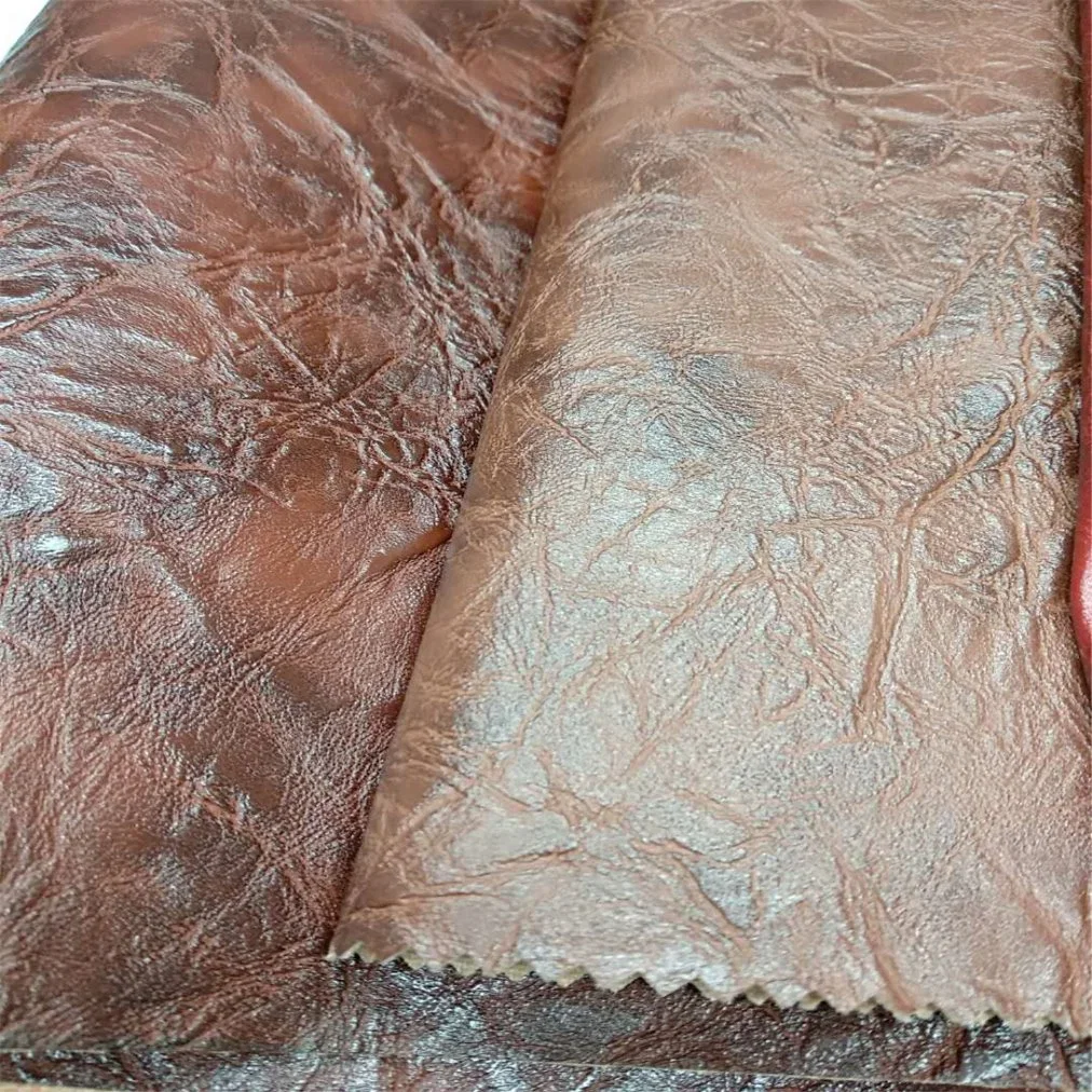 Fashion Design Imitation PU PVC Artificial Faux Vegan Leather as Bark for Sofa/Furniture -Flos Yacht Car