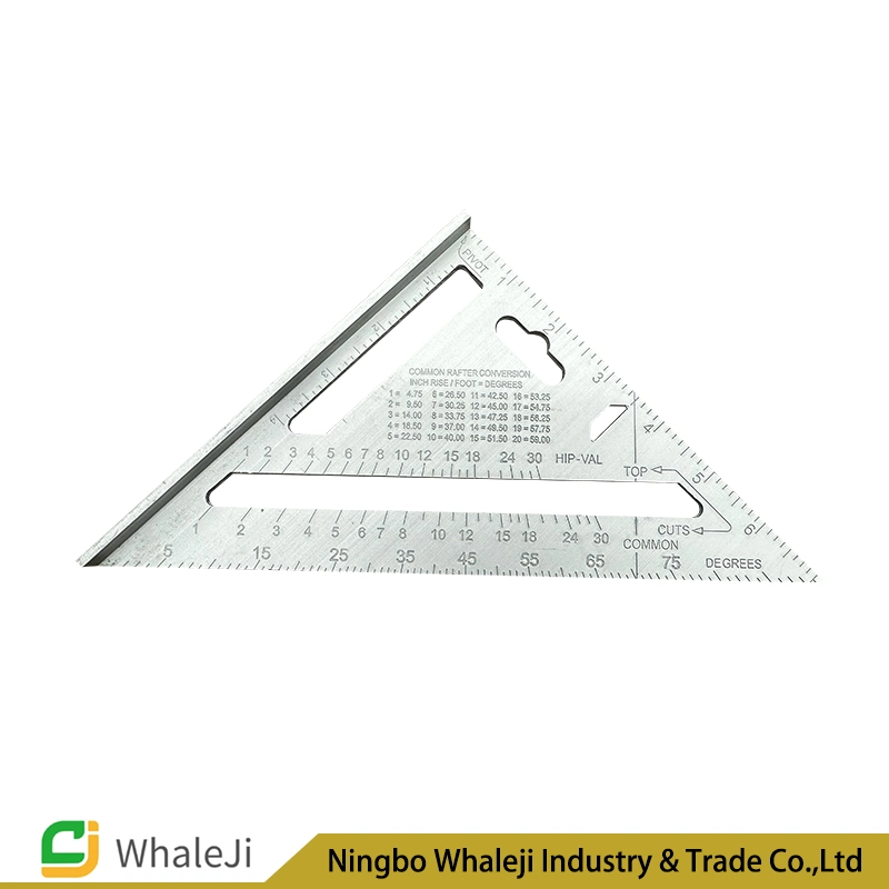 Triangle Aluminium Rafter Square with Color Choice E