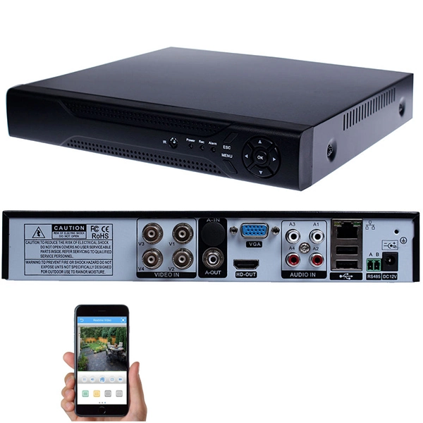 CCTV 4chs 1080n Network Ahd DVR for Ahd Camera Support 4chs 4K Camera