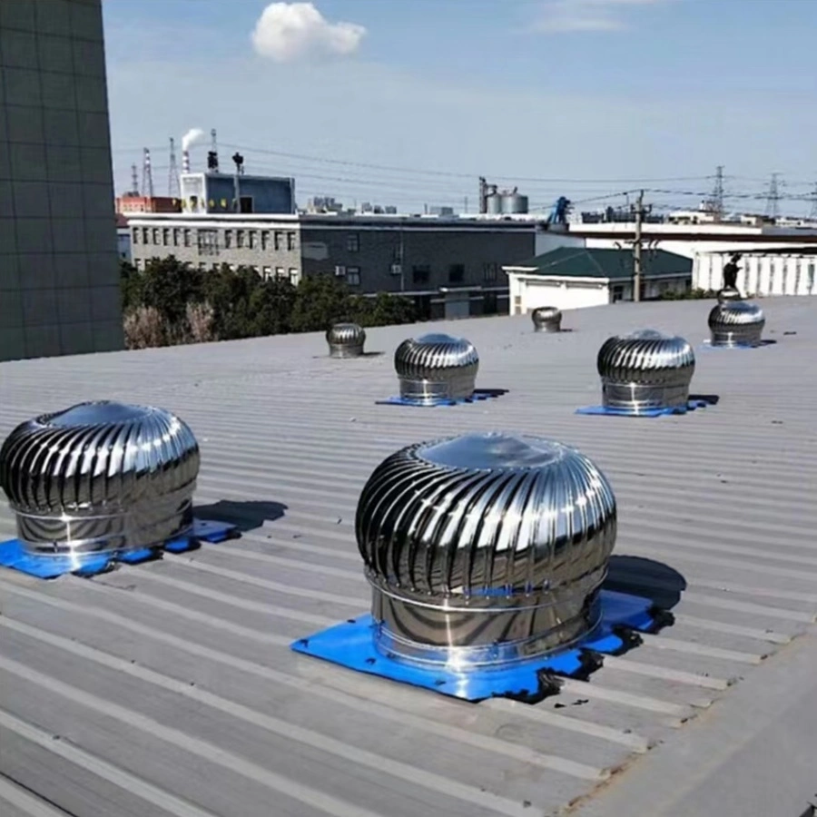 No hay energía salpicadero cubierta de ventilación Ventilador de techo sin alimentación impulsada por la turbina de viento metal impotente ventilador