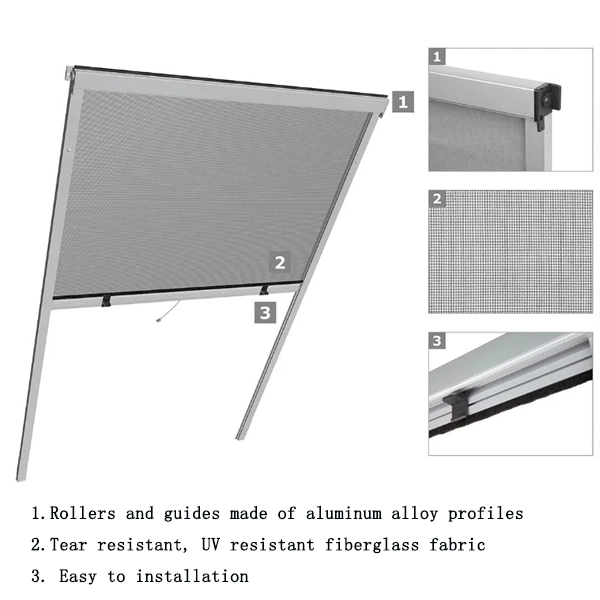 Wholesale/Supplier Anti-Mosquito Folding Window Screens Support Custom Anti-Insect Screen Doors