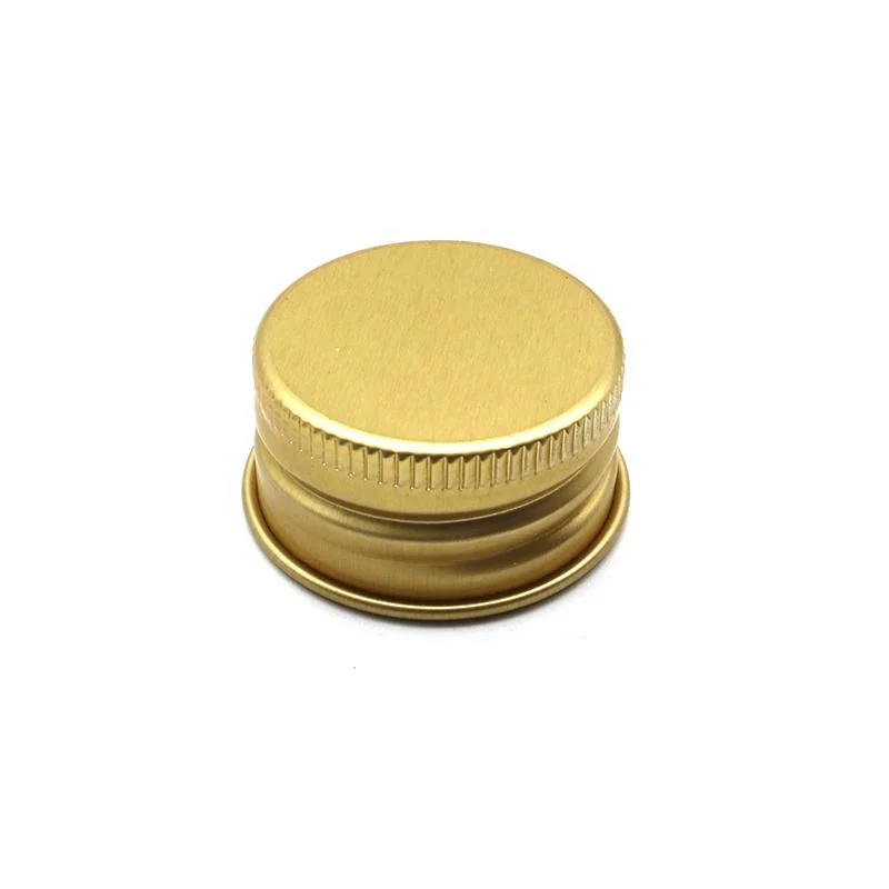 Gold Color Aluminum Cap Metal Lid 26mm