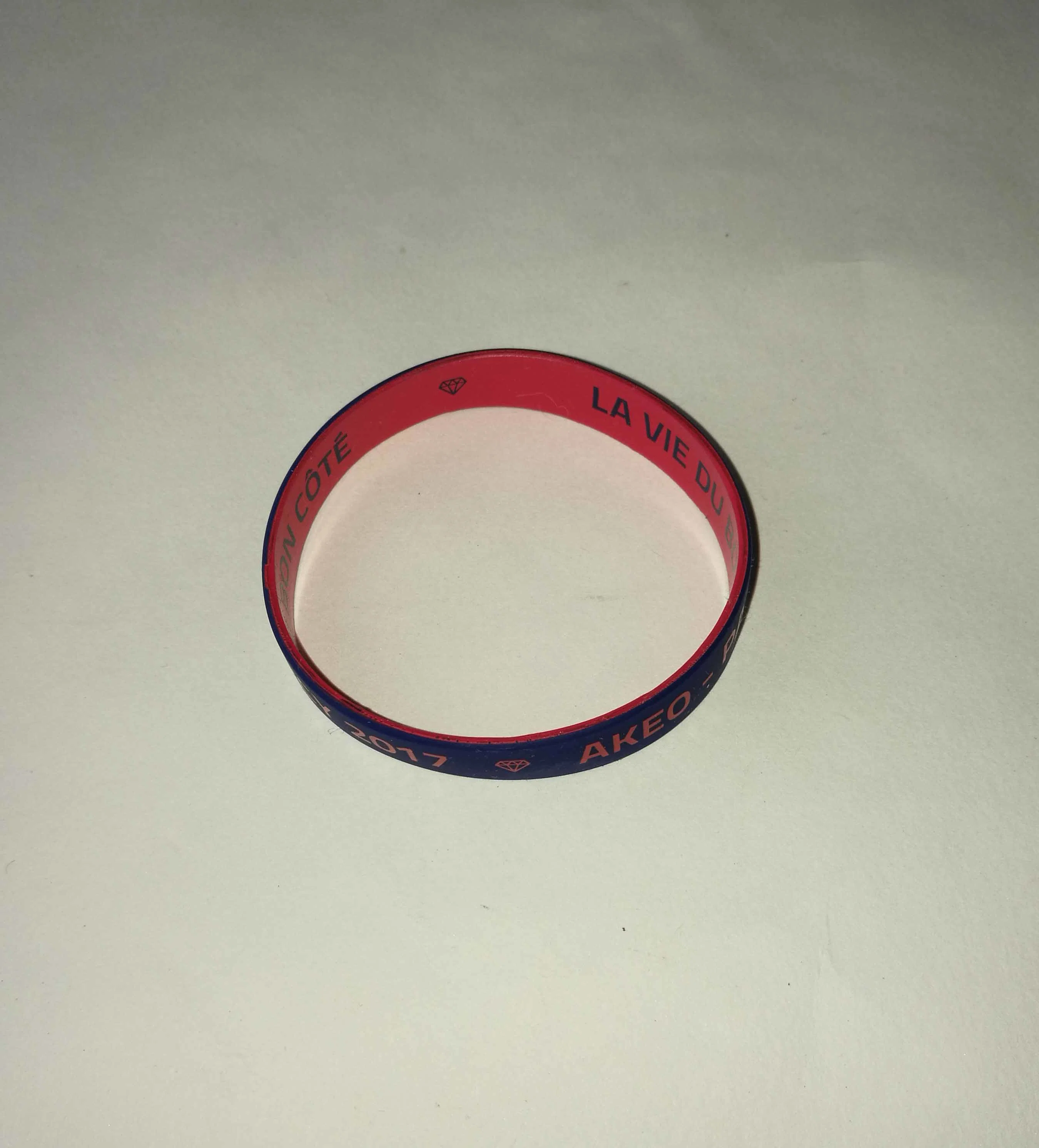 Customized Shape Qr Code Silicone Ring Promotional Silicone Bracelet Customized Silicone Wristband