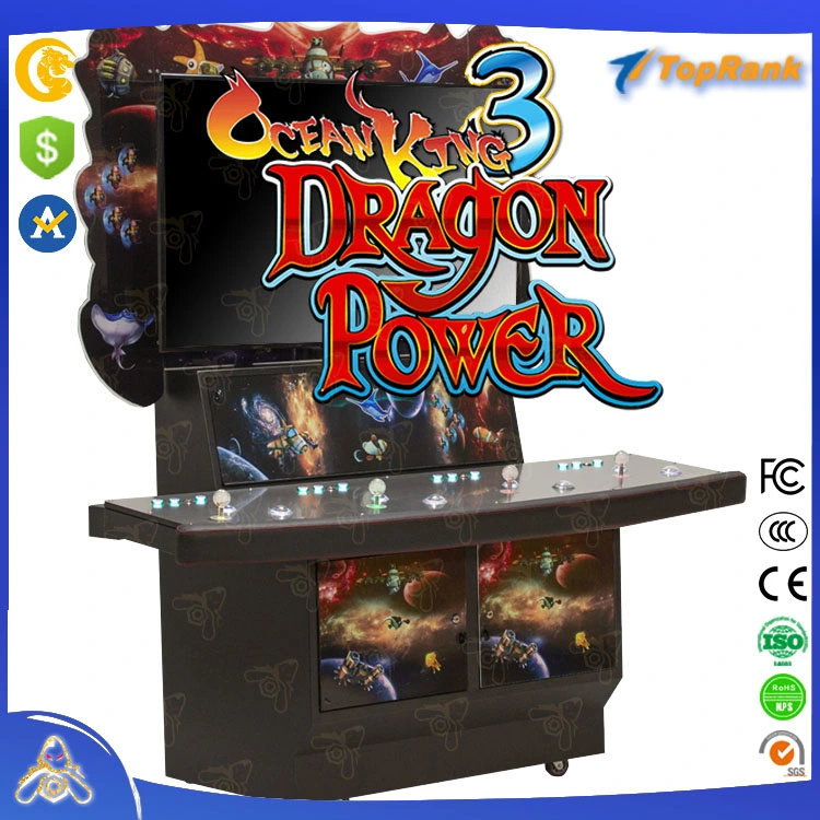 Win Money Upright Fish Game Machine USA Ocean King Fishing Table Dragon Power