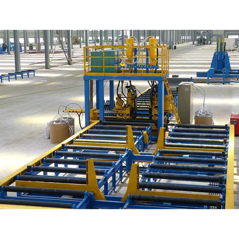 Assembly Welding Straightening Automatic Horizontal H Beam Production Line