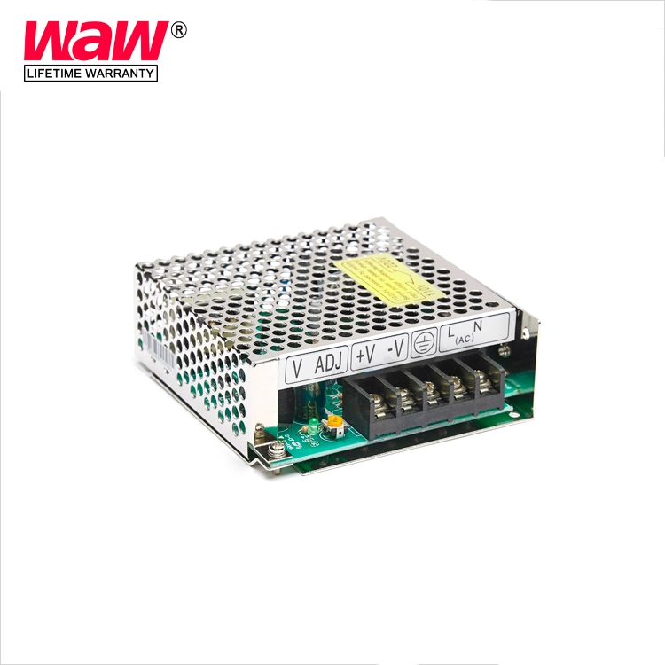 25W 12V 2A AC/DC Switching Power Supply with Short Circuit Protection