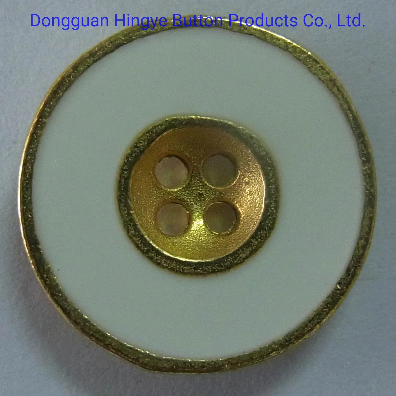 Fancy Zinc Alloy Metal Enamelled Sewing Holes Button