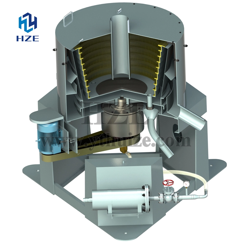 El proceso de recuperación de oro Concentrador centrífugo de equipos de minería