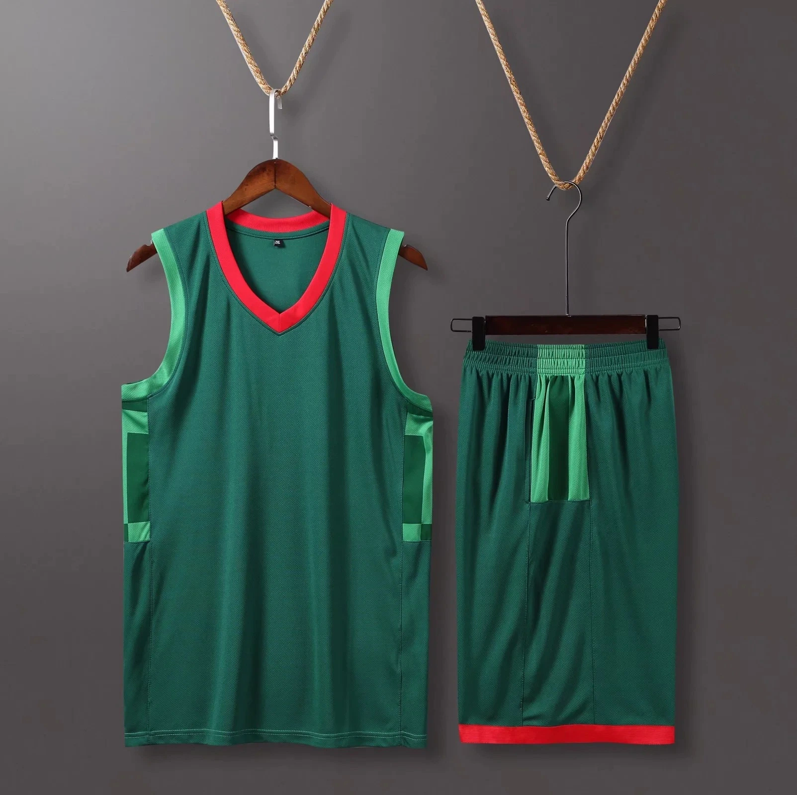 SJ-UB2007 Wholesale Youth Basketball Jersey Uniform Custom Made Mesh Basketball Wear