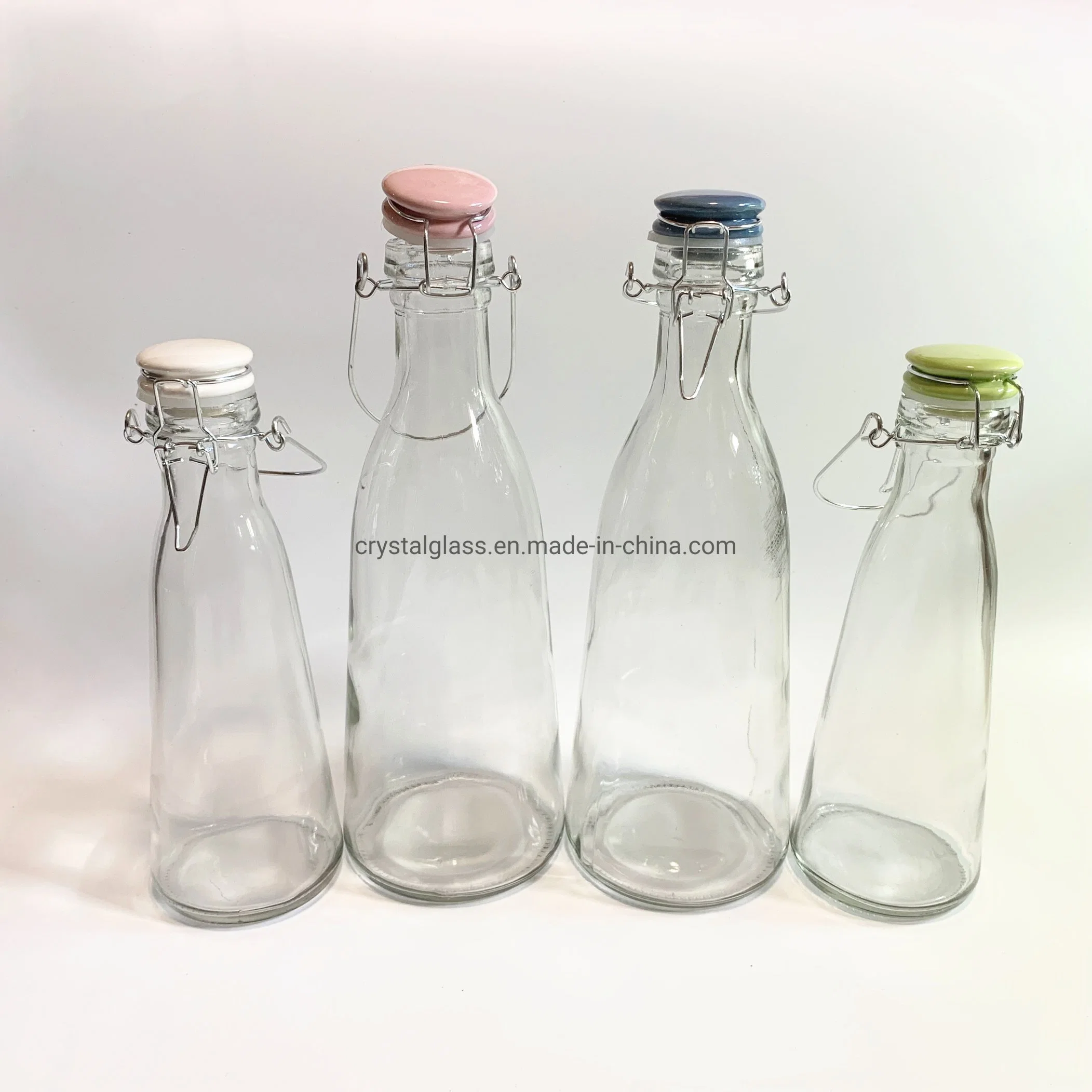 500ml 1000ml para uso alimentario Swing Top Kombucha vidrio botellas