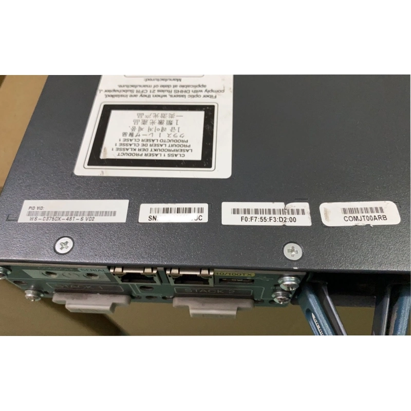 WS-C3750X-48T-L Network Switch 3750-X Series Switches Are An Enterprise-Class Line of Stackable Switches 48 Port Data LAN Base With 2 Power Suppies