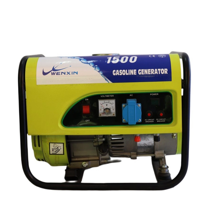 New Design Household Portable Hand Starting Fuel 1500W Power 220V/230V Gasoline Generator for Sale