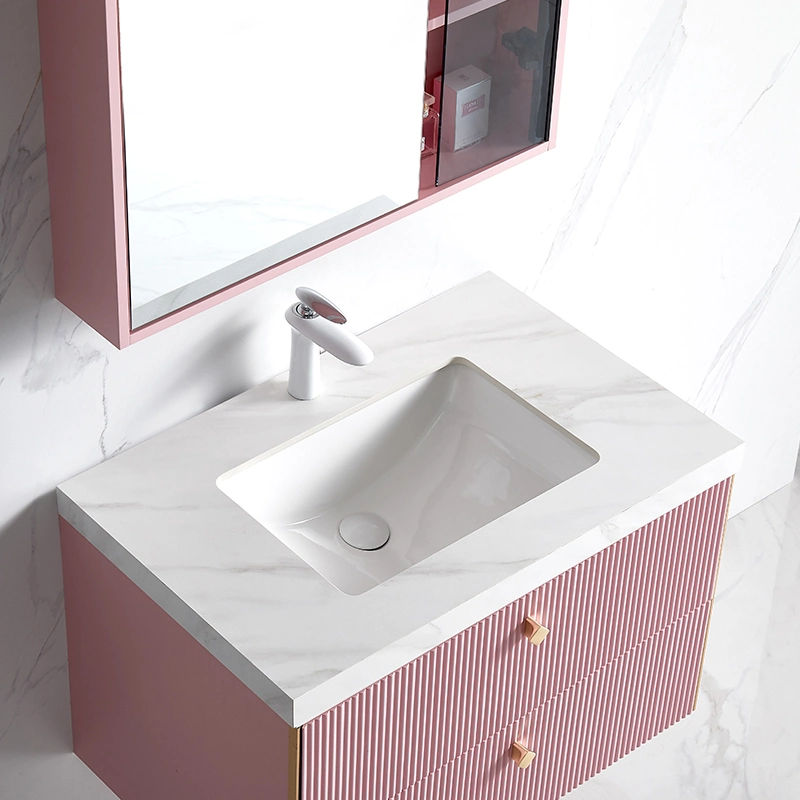 Modern Living Room Cabinets Luxury Pink Bathroom Cabinet Bathroom Vanity Set