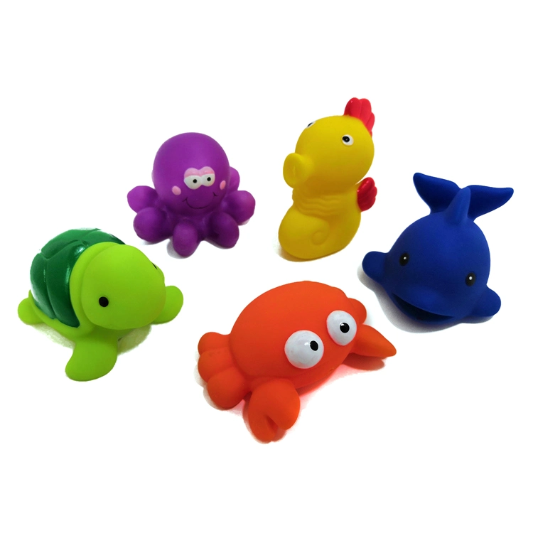 Plastic Squirt Water Toys Squirt Water Sea Animal Bath Toy, Tub Bath Animal Squirt Water