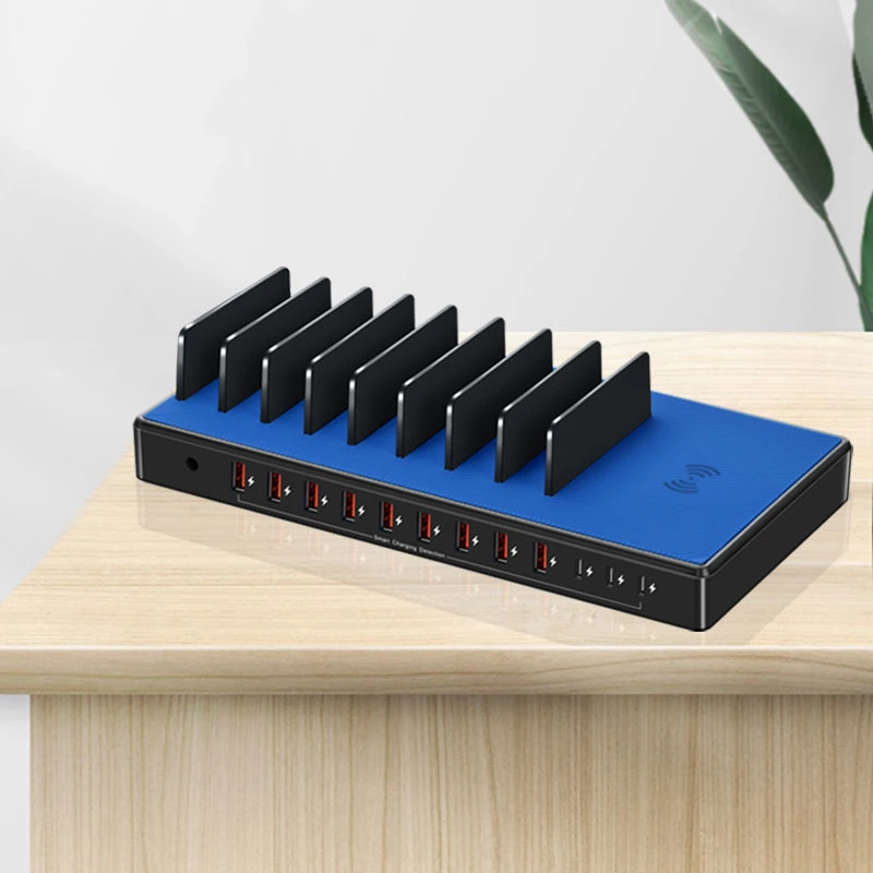 12-Port Smart USB-Ladestation Multiport USB-Ladegerät Pd Ladegerät