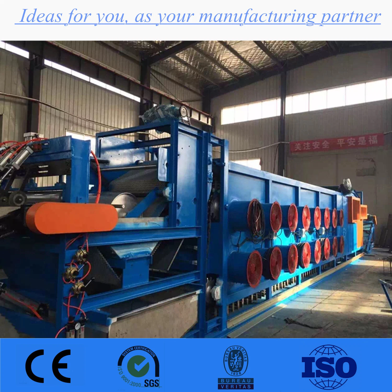 Air-Cooling Rubber Sheet Batch-off Machine Hanging Type Batch-off Cooling System